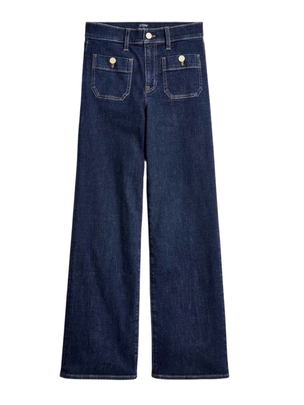 J. Crew Full Length Slim Wide Leg Jeans, NWT